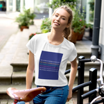 Load image into Gallery viewer, The World Needs Your Love All-Over Print Crop Tee
