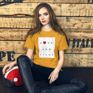 Love and Light Short-Sleeve Unisex T-Shirt