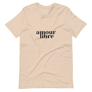 Amour Libre Short Sleeve Unisex T Shirt BeGlowbal