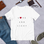 Load image into Gallery viewer, Love and Light Short-Sleeve Unisex T-Shirt
